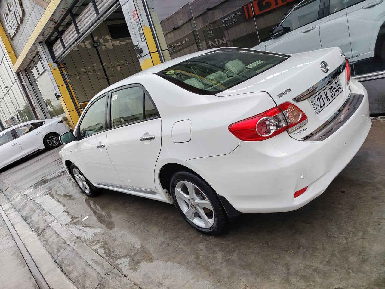 السلام عليكم كورلا ٢٠١٤ خليجي
ماشيه ٦٩ ألف كفاله عامه لا صبغ ولا بارد
محرك ١٨٠٠
مواصفات عتياديه
رقم شمالي تحويل مباشر 
سنويه وهزه جديده
للتصال***********
مكان سياره بغداد
