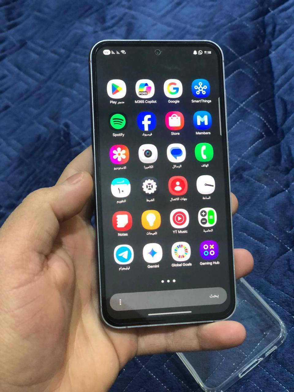 S23FE شرق اوصط خطين نضافه شاصي 90 بل ميه جهاز لا مصلح ولا مفتوح وتر بروف شحن فول تصال نت بوبجي يخبل فقط سماعه جوه بيه خنه قليله كلش ول كامرا الصفرا بيه شخط ما مثرات تبد ذاكرا ١٢٨ بكاني بغداد البلديات ما عندي توصيل هاذ رقمي بي واتساب ***********  يرهم مراوس بايفون وبيع سعر 375
