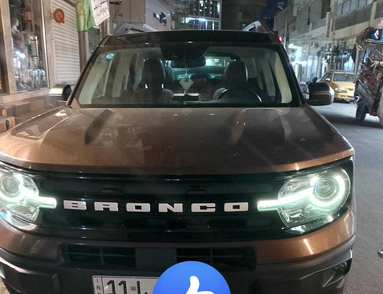فورد برنگو 2022
السلام عليكم 

فورد برونكو سبورت FORD2022
كلين تايتل فول 1/1
------------------------
- مكفولة كير ومحرك 

- ماشية 54الفmil

- المواصفات/

ـ داخل جلد شامو

ـ شاشه ترحيب دجتل 

-بصمة 

- محرك 1500 تيربو 
سلايد

- تحديد مسار 

- كشاف لايت اوتو 

- تدفئة ستيرن

- گير 8 سرع مع مودات قيادة 

-كشن كهرباء

-  بصمات ابواب +جنطة

- تشغيل عن بعد 

-هاند بريك بصمه  

-كشنات هيتر 3 سرع

- شاشه كبيره كار بلي +اندرويد اوتو+اواكس+بلوتوث

-كامره خلفيه دوارة 

- مانع انزلاق 

-جنطة كهرباء

- شاحن لاسلكي

-شاحن type-c

-ماوس انظمة قيادة ثلجي وعادي

-لايتات عدسة زينون led

-كروز تحديد سرعه 

- اوتو ستوب  اطفاء اقتصادي عند القيادة     

- رادار  امامي لتجنب الحوادث 

-تحديد مسار رادار الخطوط البيضاء

- تحكم ستيرن 

- تحذير اجتياز بالمري

- تحذيرات  تعب السائق اثناء القيادة

وبعد مواصفات هوايه

السعر 152
***********
