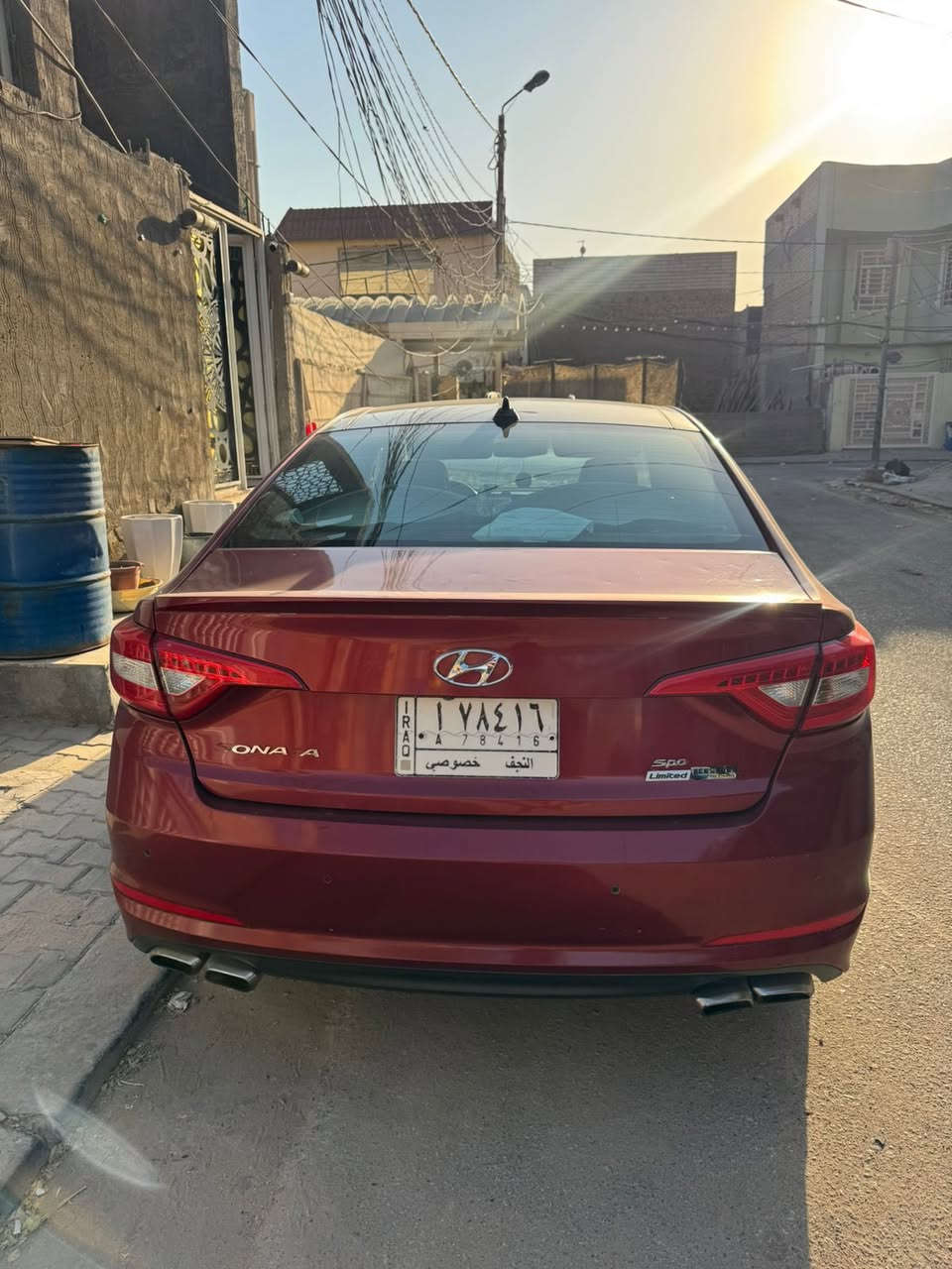 سونتا 2015فول موصفات لأخير بصمه لادرات جلد لادات امامي خلفي سعر 108قفل سونار مرفق ويه منشور سياره فقد بيه كلير بدون صبغ شرط فقط  تبديل جنطه باقي كفاله مكانه نجف لاستفسار *********** مكلف بنشر.
