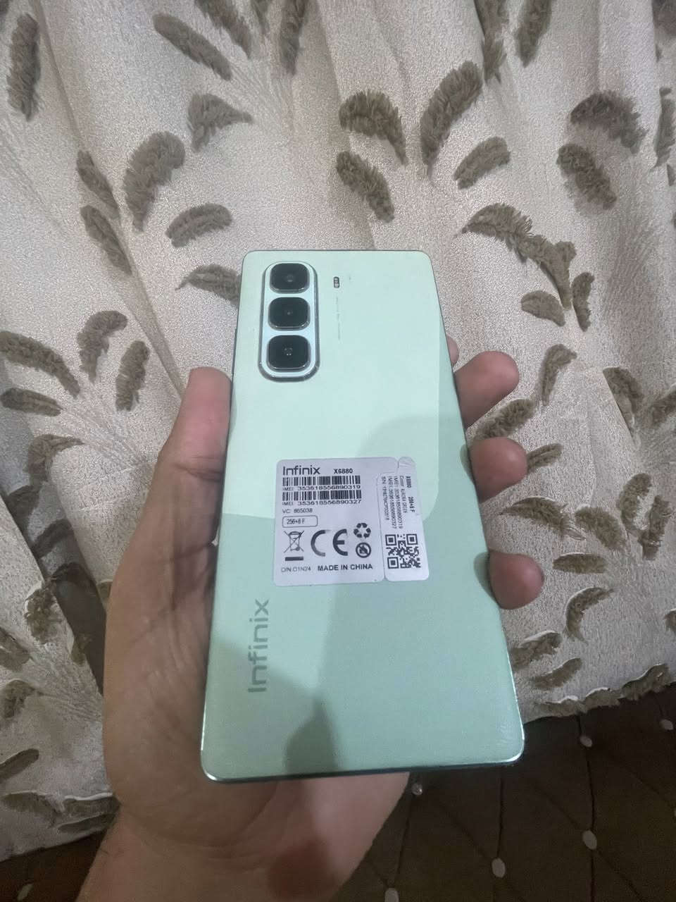 انفنكس هوت ٥٠ برو بلاس
ذاكره ٢٥٦
رام ٨+٨
بطاريه ٥٠٠٠ تدعم الشحن السريع
أندرويد ١٥
شاشه منحنيه وبصمه بالشاشه
الظهر جلد لون مميز
الجهاز مكفول من كلشي 
بدون ملحقات
للبيع أو مراوس السعر ١٧٠
مكاني بغداد الشعلة


**إذا كنت صاحب هذا الإعلان وتريد حذفه لأي سبب، رجاءا أرسل رسالة إلى الدعم الفني**