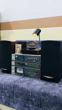 للبيع SONY 🇯🇵 🎻 دك كاسيت + راديو + امبلي فاير  نظافة 100 % على وضع الش...