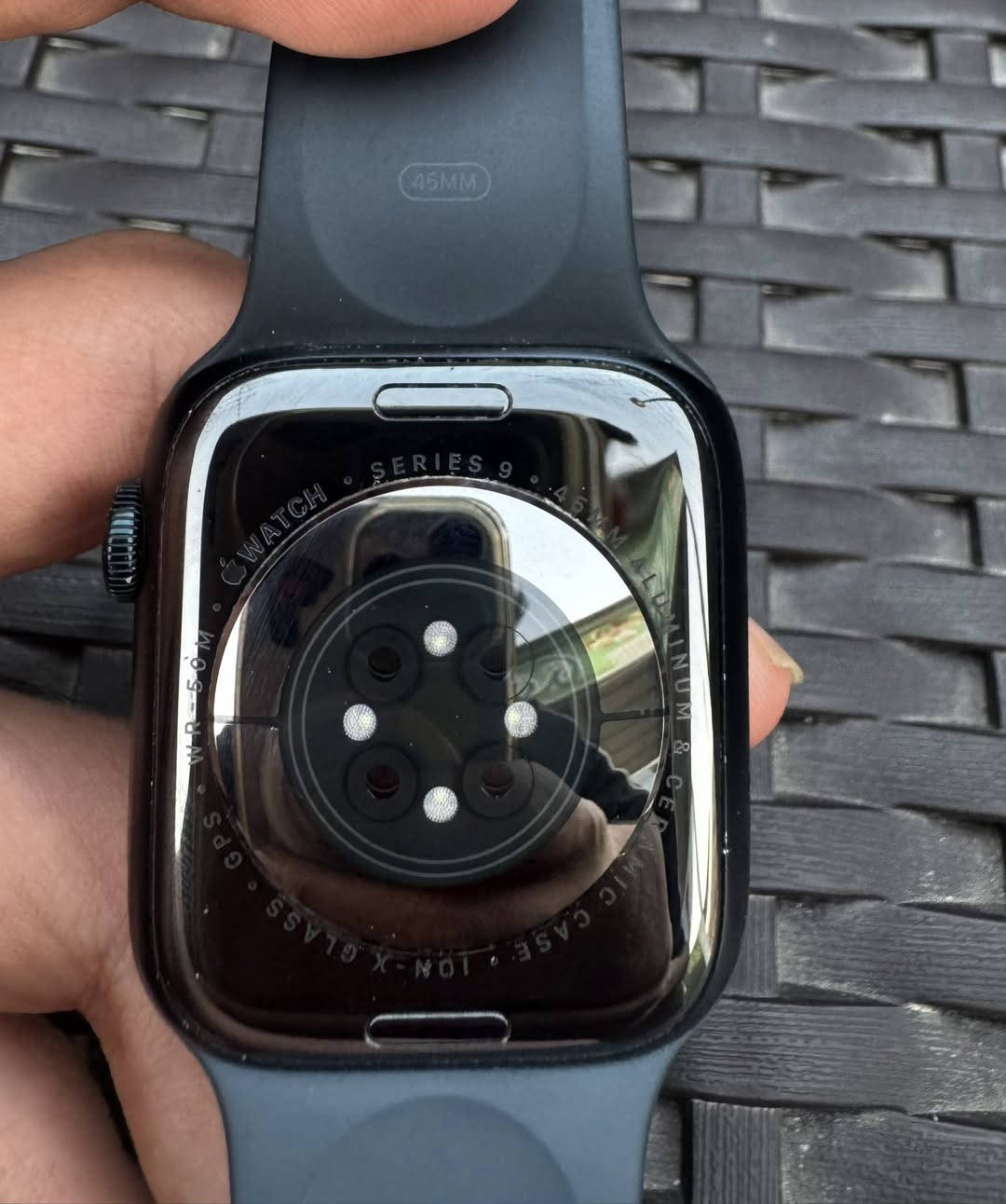 ساعة ابل الجيل 9 GPS

قياس 45mm
 ذاكره 64
بطاريه 100%
نضافه 95%
مع شاحنه اصليه مالت الساعه 
بدون ملحقات فقط الساعه وكيبل الشحن
السعر 270 وبيها مجال

الرقم *********** 

مكاني بغداد
