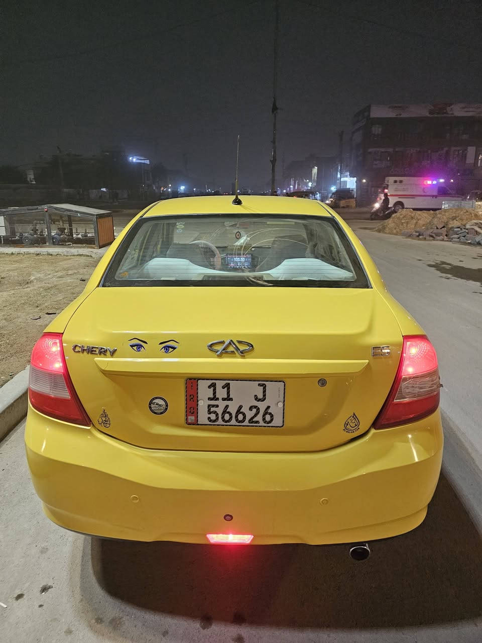 سلام عليكم عندي شيري اي فايف A5 سياره جديدة صدر تخم تاير رقم انكليزي بسمي مكينة جديدة غرامات هئية صفرة موديل 2014 ماشية 97 السعر 58 ورقة بغداد بلديات قرب الكنيسة تليفون *********** تري زيرو
