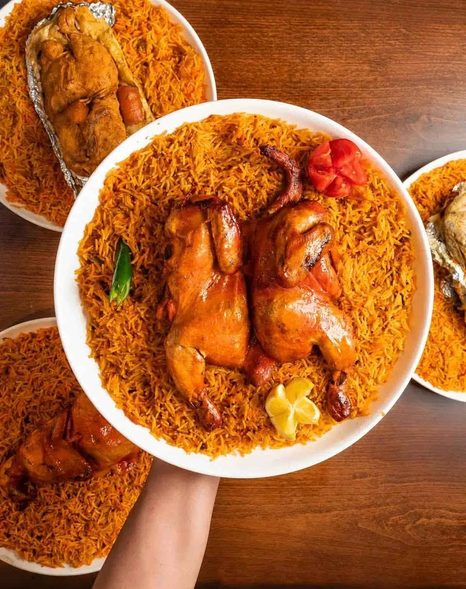 الطعم يسولف عن نفسه…✨🤤

الدجاجة مندي كاملة15000 بسسس
النص دجاجة مندي.  8000. بسسس

للاتصال والاستفسار الاتصال على الارقام التالي
***********
***********
العنوان//حي المعلمين الاولى_مقابل استدارة مطعم البهار
@إشارة حسين مندي

