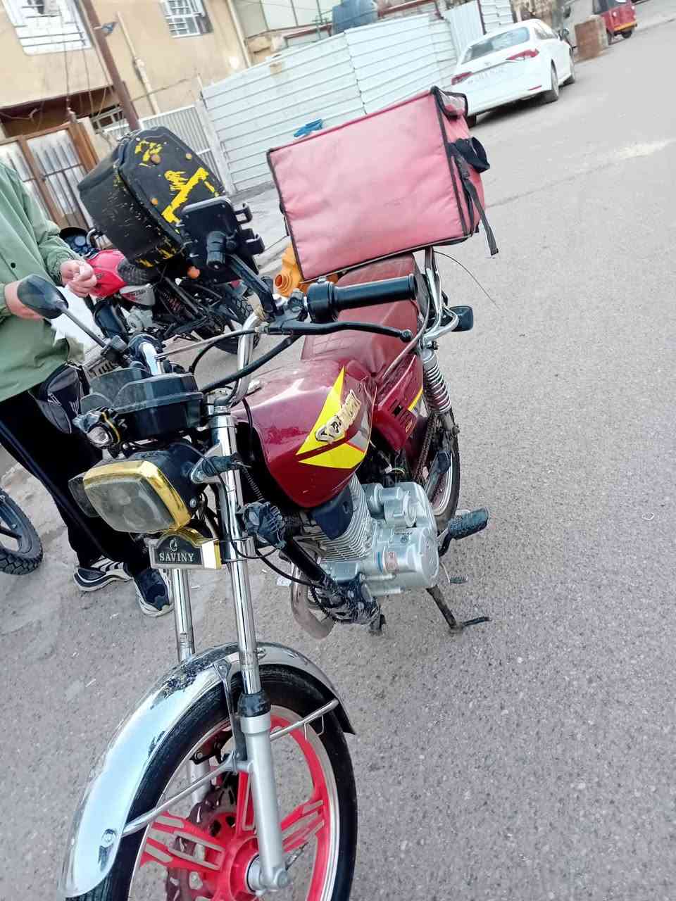 سلام عليكم دراجه سونك 5 كير موديل 24
الدراجه خير من الله نكره سلف هندر
مكينه جديده  خير من الله شلعه معدل
بيها نقوصات بسيطه بولبرن امامي وشويه بلكهربائيات
شغلات يعني بسيطه مكاني بغداد البياع اوراق تالفه مالتها  مكفوله قانونين
السعر 350 الف محتاج ودابيع خواتها اكثر من هيج سعر بهواي
*********** واتساب الرقم فقط
