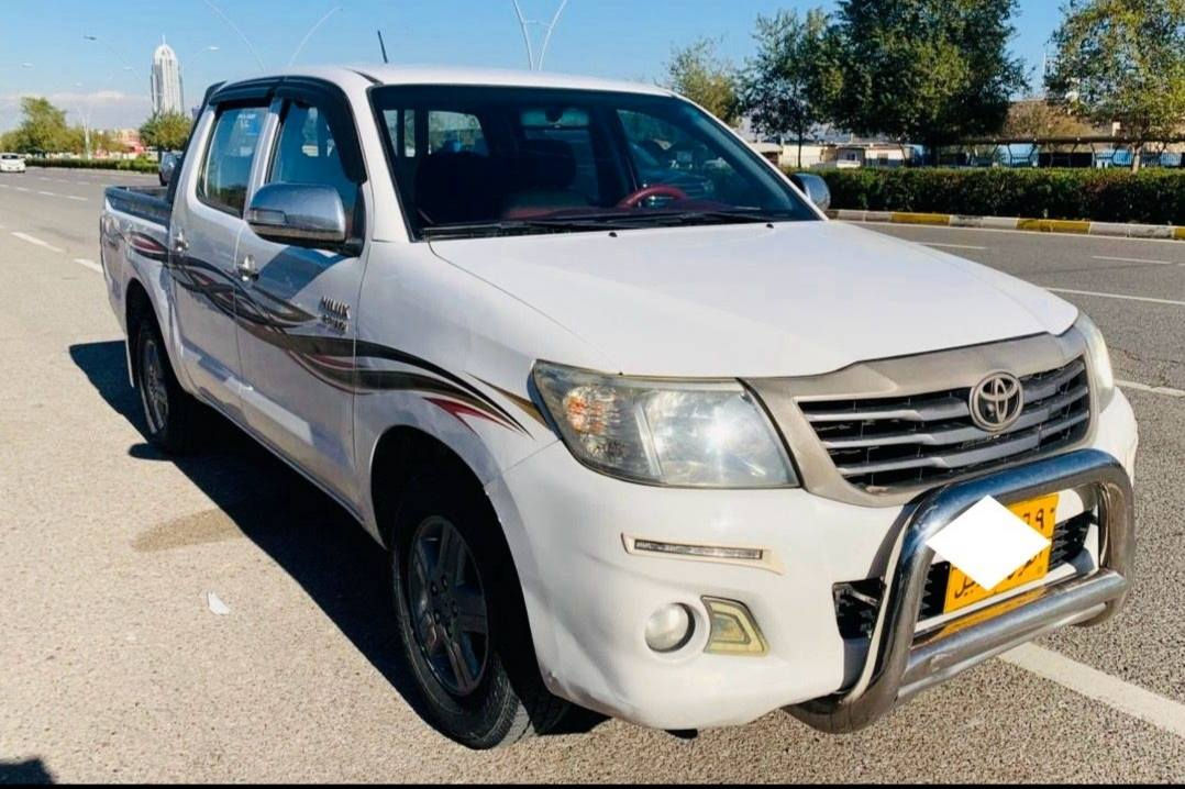 تویوتا هایلۆکس ( مەرزیە ) 2015 گێرتۆماتیک 
ناو سۆر
275 هەزار ڕۆشتوە 
شەش پارچە ساردەکوتی هەیە
پێشی کەپسە 
هیچ مەسرەفێکی تێدانیە 

سـعـر : لە کۆمێنت داوابکە ڕاستەوخۆ بۆت دێت 📥 

گێر و مەکیەنەی بەشەرت 
هیچ کێشەیەکی تێدا نییە 

ژمارەی خاوەنەکەی 
***********
