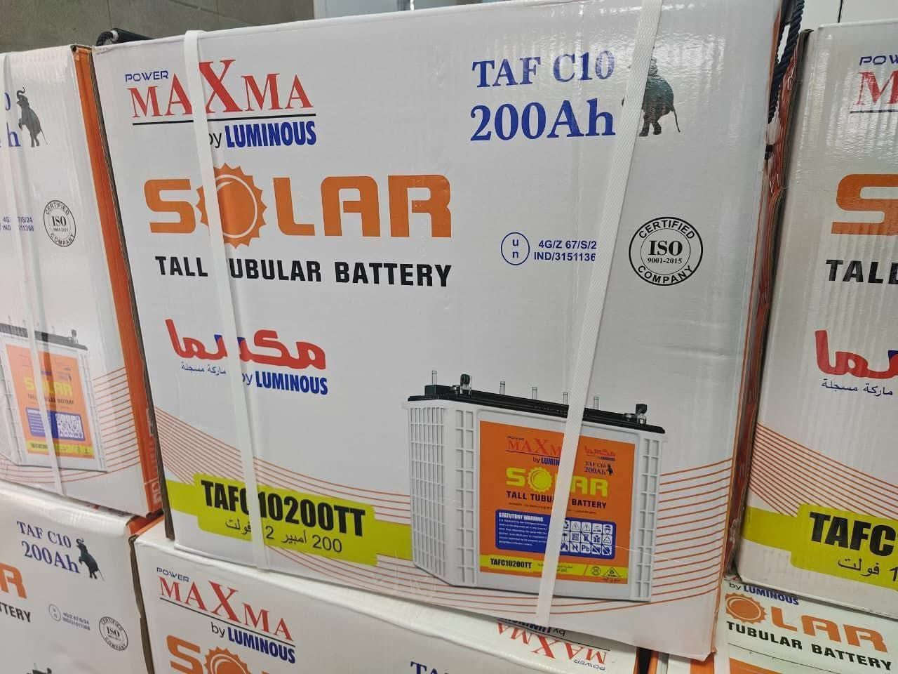 ⚡ رجعتلكم موج حسام وبأقوى بطارية بالعراق! ⚡🔥
مو أي بطارية… MAXMA SOLAR TAF C10 – 200Ah | 12V معناها قوة تتحمّل، عمر يطوّل، وثقة تستحق الاستثمار 💪💥
صممت لتصمد قدّام:
⚡ الحرارة العالية
💥 الأحمال الثقيلة
⚡ الانقطاع المتكرر للكهرباء
💪 وتظل ثابتة بأداء استثنائي مهما كان الضغط

⚙️ المواصفات التقنية:
▪️ السعة: 200Ah
▪️ الفولتية: 12V
▪️ النوع: Tall Tubular – الأفضل للتفريغ العميق
▪️ تصميم أنبوبي متطور لعمر أطول ودورات تشغيل أكثر
▪️ أداء مستقر مع الأجهزة الثقيلة (إنفرتر – UPS – منظومات الطاقة الشمسية)
▪️ مقاومة للحرارة والظروف القاسية
▪️ شهادة الجودة العالمية ISO Certified

🌟 مميزات الأداء:
💥 تشغيل طويل بدون ضعف
⚡ ثبات عالي أثناء انقطاع الكهرباء
💪 شحن وتفريغ ذكي يطوّل العمر
💥 مناسب للمشاريع، الوكلاء، والمستخدمين الباحثين عن الجودة

📲 للطلب والاستفسار:
• Telegram: https://t.me/ma7_jj
• واتساب/اتصال: ***********

🚀 توصيل سريع لكل محافظات العراق 💪
