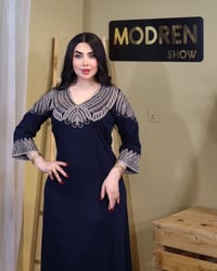 دشداشة كشمير • تطريز غباني • مقاسات L/XL/XXL