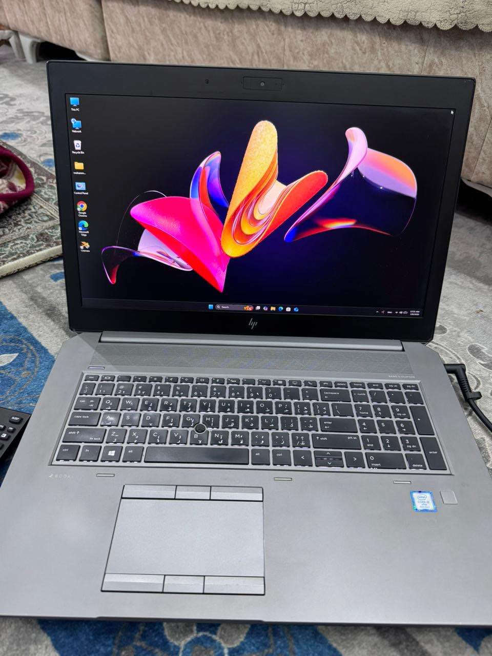 Hp zbook g5 17inch
Ram:16gb
CPU: i5 8400H (8 cpus)
Vga : Nvidia Quadro p2000 4gb
Vga2: intel hd 630 shared
Ssd: 1.5 tb nvme

التواصل :*********** بغداد, العراق
