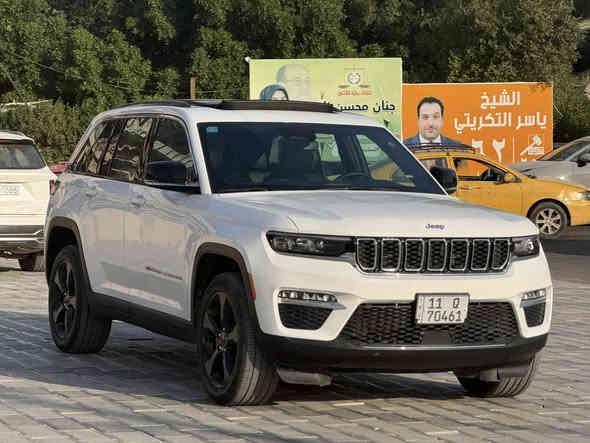 ياالله 
السلام عليكم جيب كراند شيروكي 4XE 2024 وارد امريكي

Jeep Grand Cherokee 4Xe 2024 2.0L

         حجم المكينه : 2000  تيربو + هايبرد + بلك ان 

المسافة المقطوعة : 23 الف ميل  

الضرر : صبغ ربع باب ونص باب امامي يمنه وجاملغ امامي كلير يمنه من امريكا موضح بالصور

          حالة الايرباك : سليم  

#مواصفاتها

1.شاشه 

2.بصمه

3. تشغيل عن بعد

4.دمام خلفي

5.كشنات جلد

6.كشن السايق ميمري

7.كشنات كهرباء

8.صندوك كهرباء

9.حساسات خلفيه

10. قطع تبريد 

11.اشاير بالمري

12.رادار امامي

13.رادارات 360

14.ثلاث وضعيات قياده

15. بنوراما فتحتين

16. كير ماوس

17. نظام منحدرات

18. هيترات بالكشنات 

19.ويل كب كروم

20.لايتات لد

21.بكلايت لد

22.كشافات

23.بصمة ابواب

فول مواصفات 1/1 جاهزه مرقم بغداد تحويل ثاني يوم

#السعر : الطلب في التعليقات سيأتي إليك مباشرة 

تفاصيل اكثر هذا رقمي *********** تحياتي 

مكاني بغداد حي الجامعه
