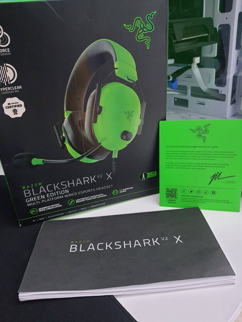 السلام عليكم 
سماعة رايزر BLACKSHARK v2 X الاصلي وية توقيع الشركة غنية عن التعريف 
السماعة مستعملة اعلى سعر ابيع 
ماكو توصيل انتة تجي تاخذهة


**إذا كنت صاحب هذا الإعلان وتريد حذفه لأي سبب، رجاءا أرسل رسالة إلى الدعم الفني**