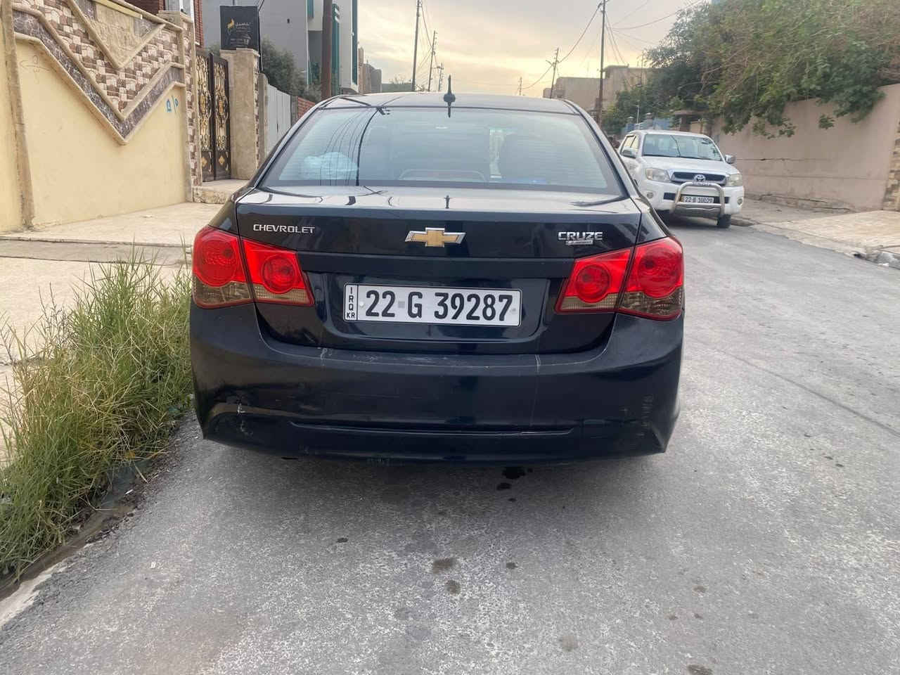 شوفرليت كروز للبيع
السيارة جاهزة ما بيها اي نقص
مكينة 1600
كير عادي 
سنوية جديدة بأسمي
هزة ساقطه
صبغ بيها فقط نصف الباب الخلفي ودوسه
السعر ب70 وبيها مجال بسيط
مكان السيارة موصل
***********
