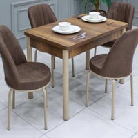 ميز طعام • خشب تركي • ٤-٦ كرسي