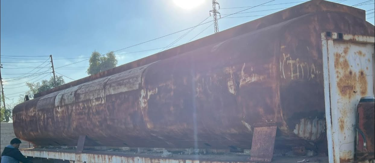 السلام عليكم تانكي للبيع سعة 34000 للاتصال
‭0782 484 9791‬ ‭
