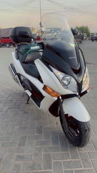 دراجه سلفر ونج جيتي 400  مكينه كلجات كهربائيات مكفوله جي بي اس جنطه تا...
