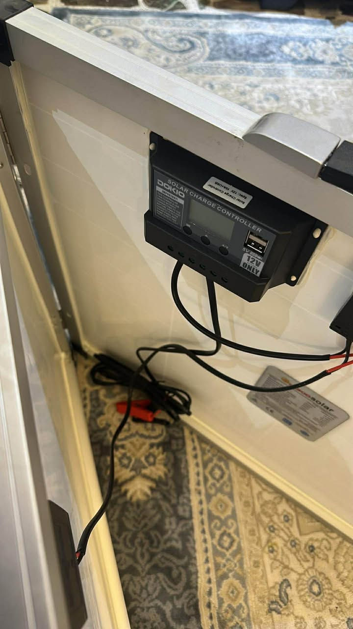 سولار  على شكل حقيبة  قياس ١٥٠. سم *٦٠ سم كامل مع الكنترول


**إذا كنت صاحب هذا الإعلان وتريد حذفه لأي سبب، رجاءا أرسل رسالة إلى الدعم الفني**