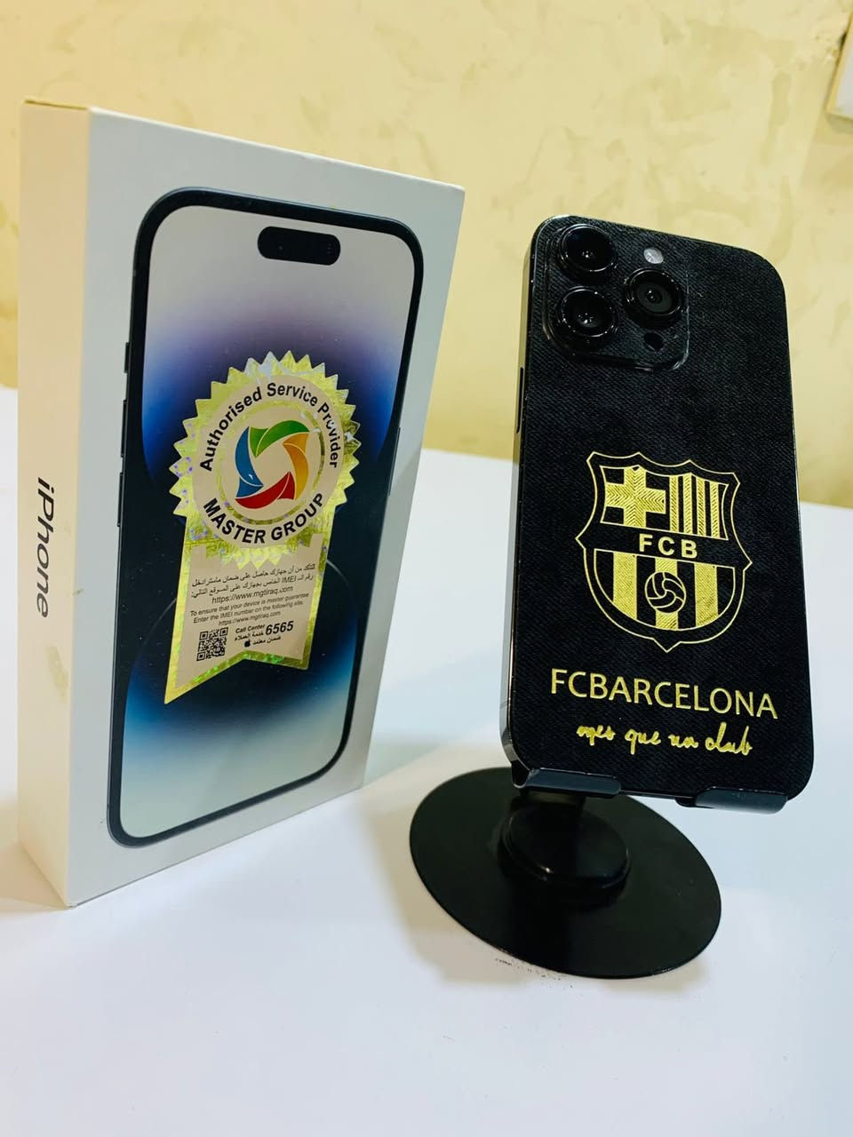 سلام عليكم 
للبيع ايفون 14 بروو البرووو مو الماكس لا البرو 
ذاكره 256  بطاريه 74 شرق اوسط 
كامل ملحقات مكفول من كلشي وتر 
ضمان شكد متريد 
ضرر فقط ضهر مكسور تريد تبدله تريد تعوفه هيج براحتك 
السعر 475 مجال كلش قليل 
عنوان بابل محاويل 
للاستفسار اتصل 
***********
__________________
ملاحظة: الجهاز ضمان فحص
