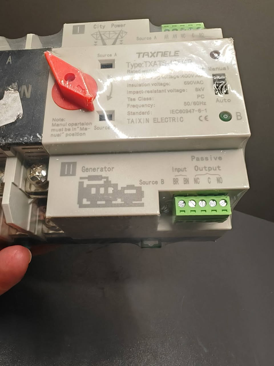 جينج اوفر 4 فيز، ATS، قدرة 125A
متوفر جينج اوفر 4 فيز، ATS، 125A، جديد غير مستخدم بعده بالنايلون، كوالتي ممتاز جدا ، اللي يستفيد منه ينطينا سعر وبالعافية 
يوجد توصيل لجميع المحافظات ***********
