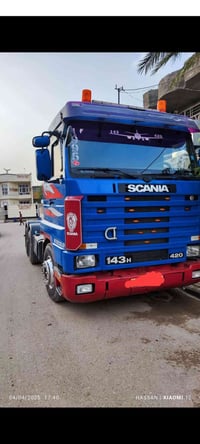 سكانيا بطه ١٩٩٥ سنكل مزوج خلفي مكينه ٤٣،0،8كير٣،٣سنويه ٢٠٣٠مكان بغداد ...