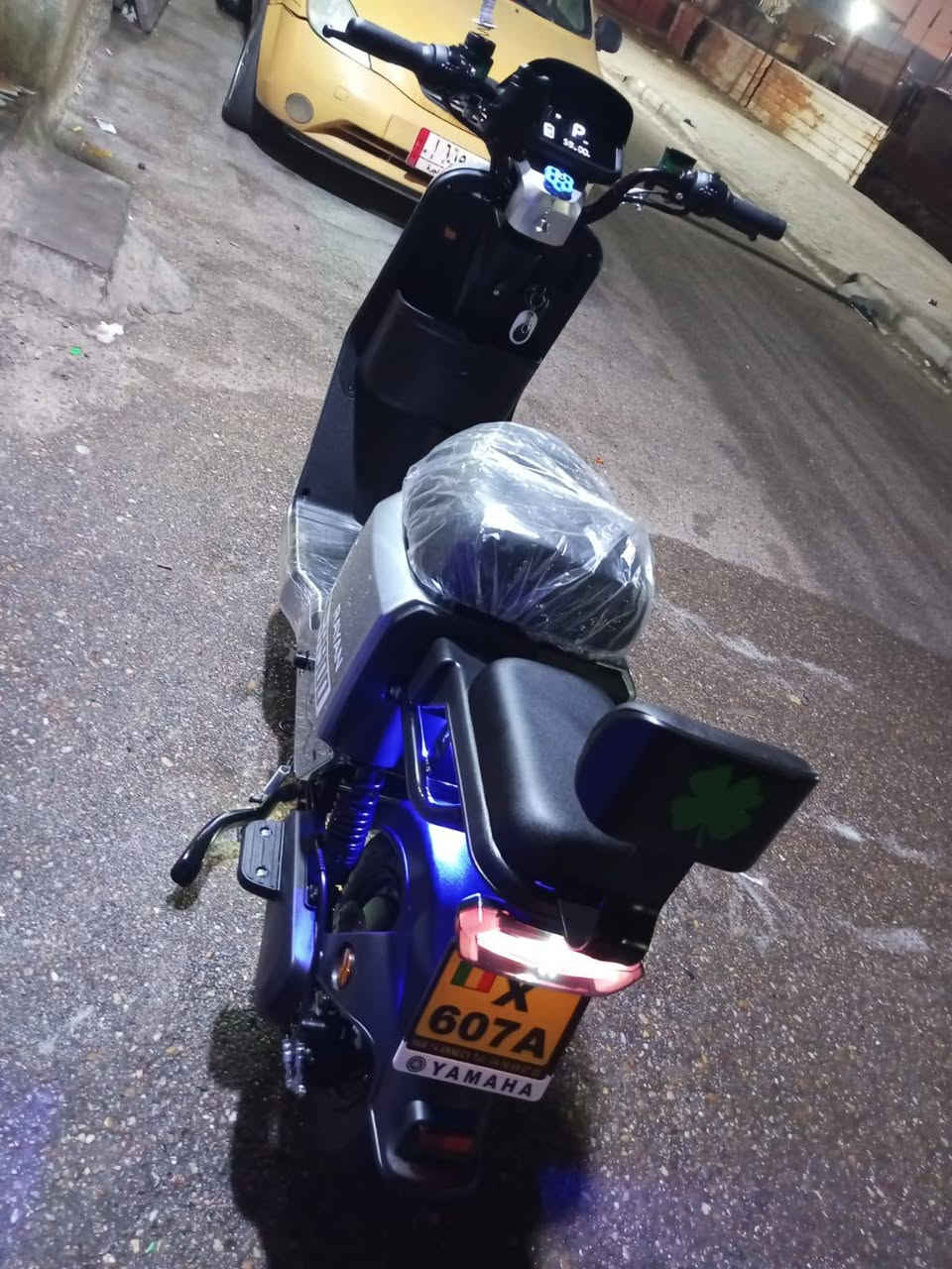 سلام وعليكم دراجه شحن 🔋⚡ 
R900 دراجه جديد ما مستعمل السعر 650وبيه مجال العنوان 5ميل الكندي قرب السوق الهاتف***********
دراجه من شركه الريان
