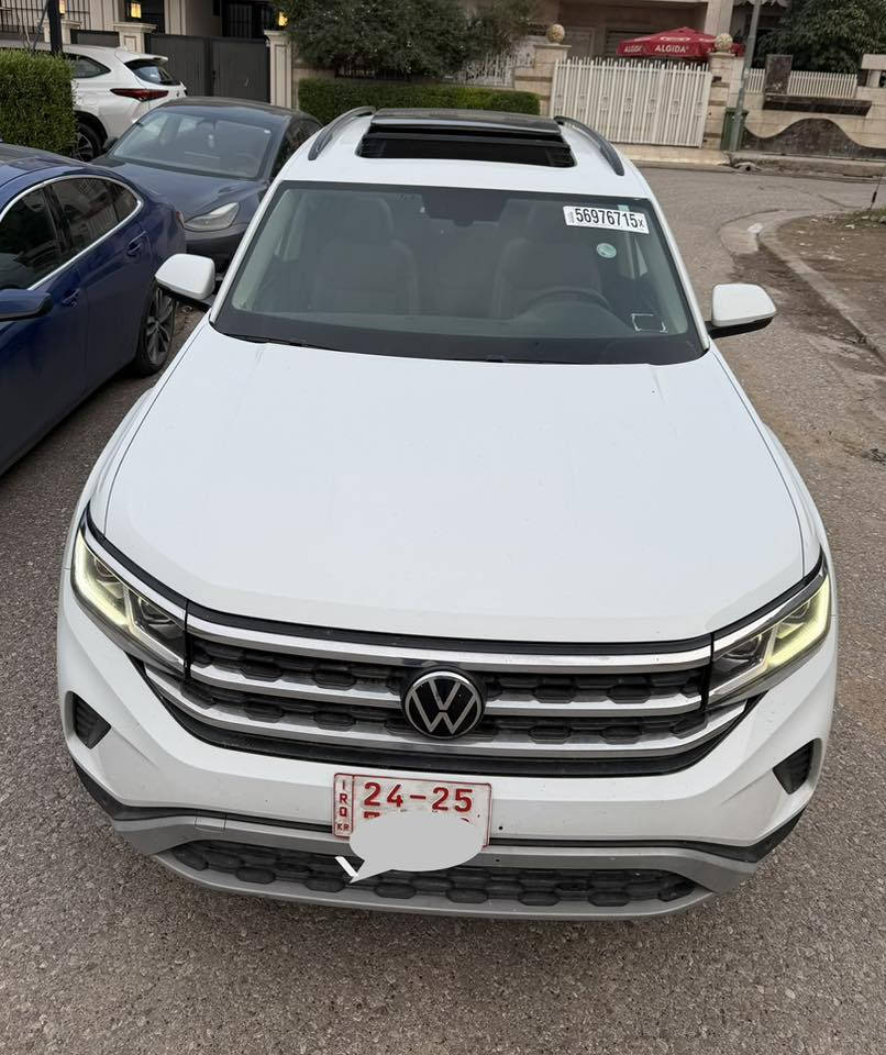 بسم الله الرحمن الرحيم
Volkswagen Atlas SE 2023
حجم المحرك - V6 سلندر 3.6L
السعر - 24000$
السيارة صبغ باب خلفي يمين+جزاء من الدوسه الباقي تعديل بارد+BDR 
 البچم والخلف كبس أيرباك البرده والكشن ومرجعه سستم صور الحادث موجوده مع الصور 
عدد المقاعد 7 راكب
رقم الشاصي 1V2KR2CA2PC524739
عداد المسافة - 59 ألف mi
المواصفات - SE

بانوراما 

دشبول ديجيتال
بصمة تشغيل
بصمة أبواب
تشغيل عن بعد dRemote Start
صندوق شفط كهربائي 
رادار أمامي - تحديد مسار
رادار جانبي نقاط عمياء
رادار خلفي تحذير من الاصطدام
تبريد مركزي لمس
كشنات جلد+تدفئة
كشنات كهرباء
هاند بريك بصمة
مانع انزلاق+AB
شاشة كبيرة لمس
حساسات خلفية+ كاميرا 
البواب الخلفيه بردات
تحكمات استيرن
اوتو ستارت Auto start 
اوتو ستوب Auto Stop 
منافذ AUX+USB
وبقية المواصفات المعروفة

السياره كاتي دهوك بعده ممخرجه 
تترقم شمالي
مكان السياره أربيل
 ***********
