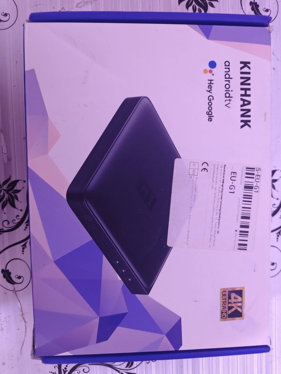 جهاز Kinhank G1 Android TV Box المُعتمد لتشغيل الوسائط بدقة 4K.
يتميز الجهاز بذاكرة وصول عشوائي (RAM) بحجم 4 جيجابايت وذاكرة تخزين داخلية 32 جيجابايت.

يدعم الجهاز نظام التشغيل Android. 14 أو أحدث، بالإضافة إلى تقنية Wi-Fi 6 للاتصال السريع بالإنترنت.

السعر. 70 مع التوصل


**إذا كنت صاحب هذا الإعلان وتريد حذفه لأي سبب، رجاءا أرسل رسالة إلى الدعم الفني**