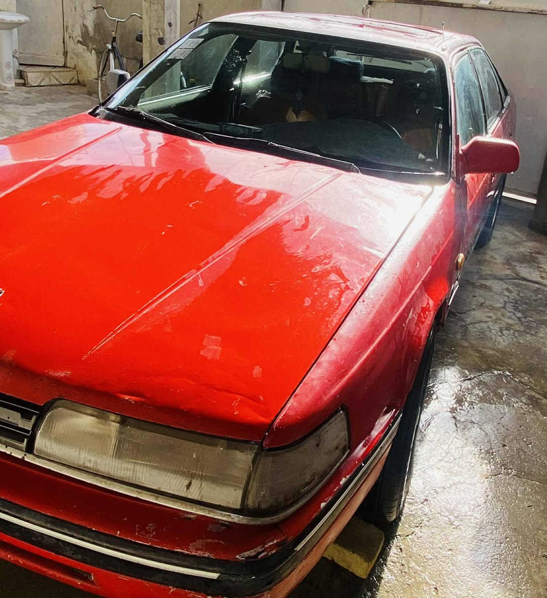 السلام عليكم مازدا ياباني موديل 91 للبيع سياره يرادلها صبغ جارده مكينا وكير وتحويل   مكفول داخل نضيف سعر 33وبيها مجال ***********
