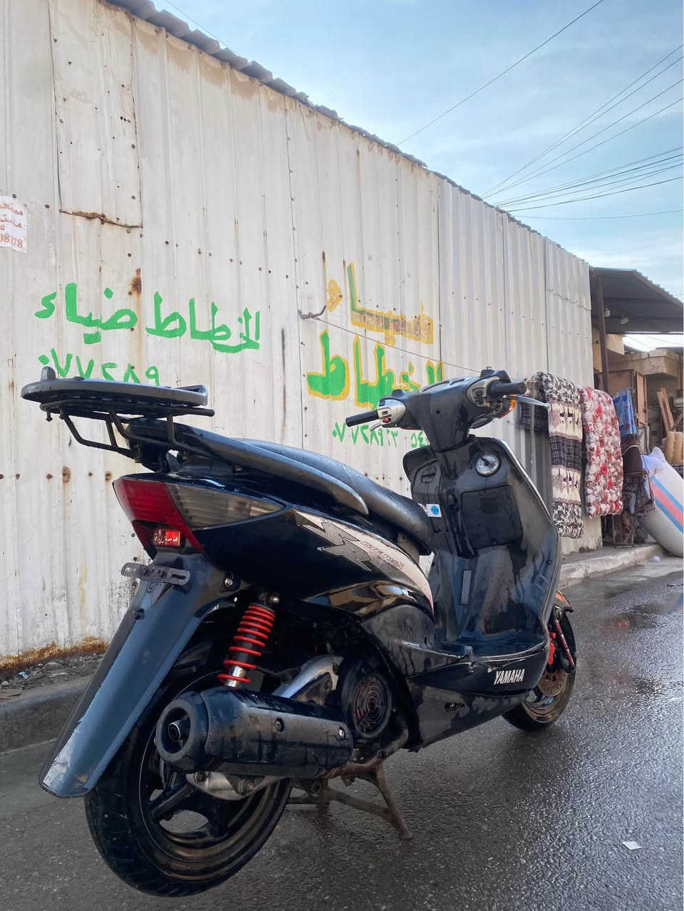 السلام عليكم دراجه سكنس 140 دراجه جديده مكينه بلاد خرسه كفر بلاد ختم واحد كهربائيات كامله جاهزه من كلشي  اوراق كامله المكان بلغزاليه 
السعر 450 الرقم *********** بغداد, العراق
