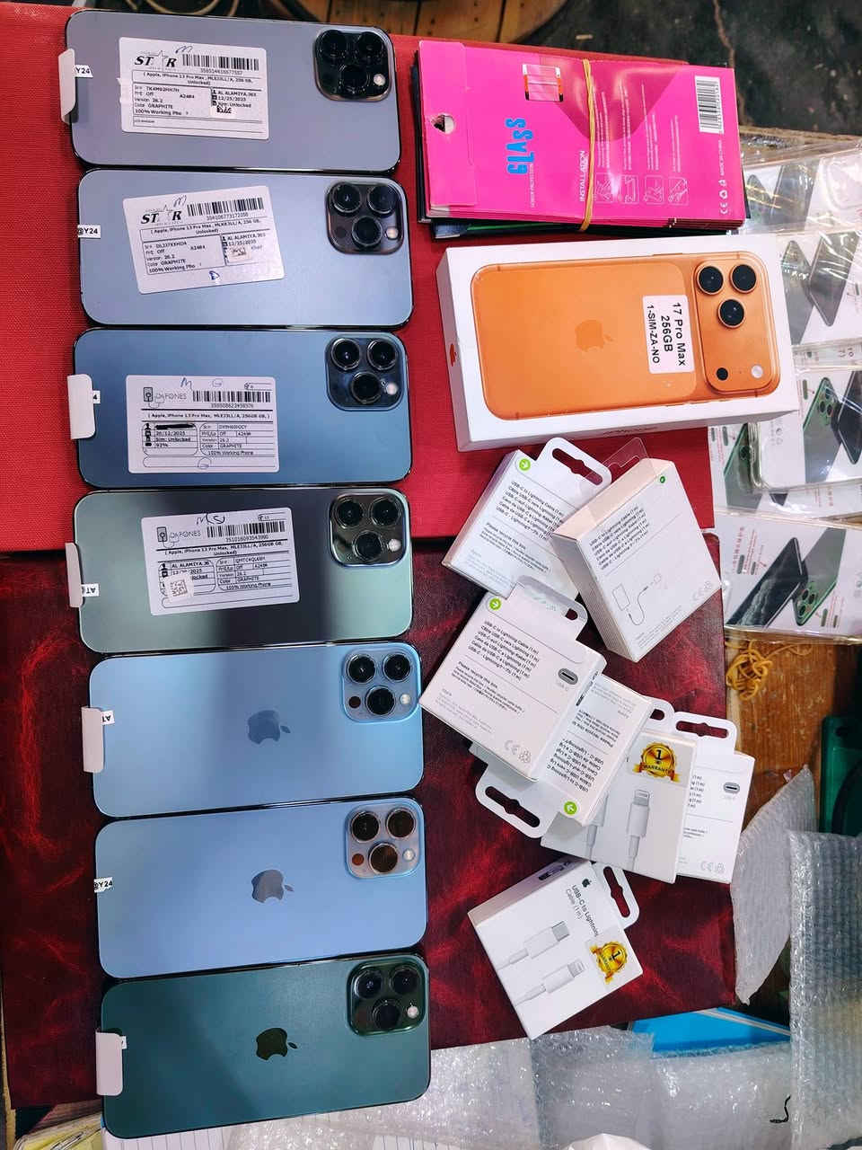 توفرت وجبة جديده من أجهزة الآيفون
آيفون 17 برو ماكس فول الفول لون برتقالي 
آيفون 14 برو ماكس ذاكرة 256 بطاريه 93  
13 برو ماكس ذاكرة 256 بطاريه 92 فمافوق جميع الأوان متوفرة ننموذج M امريكي

متوفر رصيد 👈👈👈 جمله جمله جمله جمله👉👉👉 
👏👏استقطاع إلكتروني منصه فقط👏👏👏
👍🏻👍🏻عن طريق ماستر كارد او كي كارد الرافدين حصراً👍🏻

👈👈موبايل  ***********  👉👉
