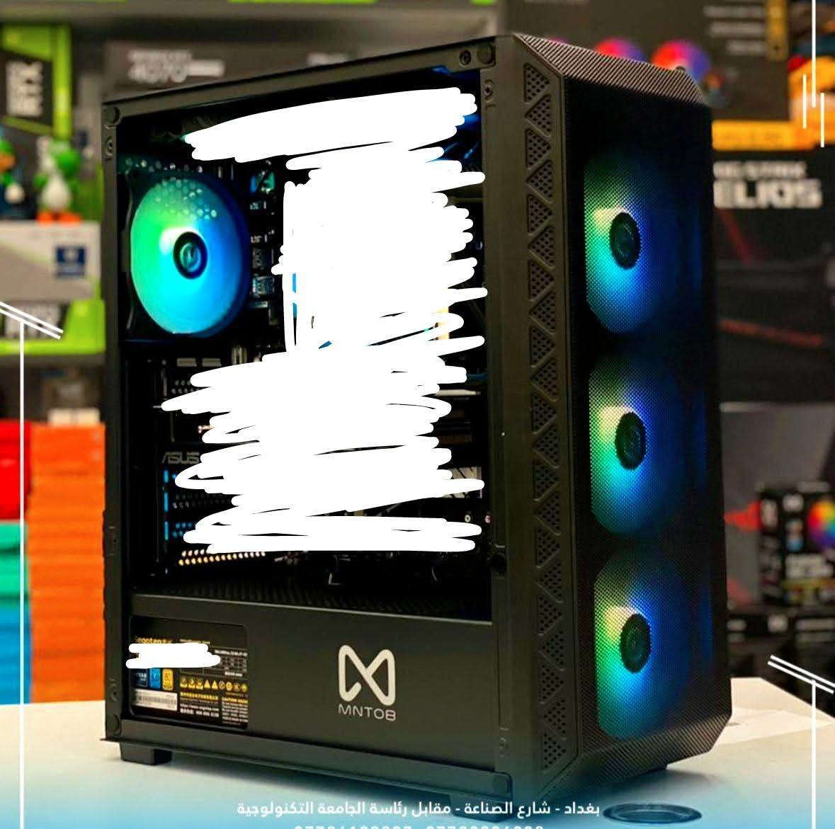 الكارت msi 4060
المعالجة i5 12400f
رامات 16ram 3600 drr4 rgb(8*2)
باور سبلاي 600
ماذر بورد H610MK DDR4 gigabyte
الكيسmntob rgb 4fan  
الشاشه Vortex 165Hz,1ms,24,full hd rgb
التخزين 1 TB
fan إضافية داخليه 

ملحقات:
ماوس باد قياس 40*90 لون اسود و أبيض  
ماوس قلوريس مودل o لون اسود طافي 
سماعه هايبر إكس كلاود 3 
ستاند سماعه 
وسادات راحه يد للكيبورد و الماوس 
ups 1500 
واير انترنيت 5 متر
السعر مليون بي مجال للشراي
متوفر ميز وكرسي للتفاصيل تفضل خاص


**إذا كنت صاحب هذا الإعلان وتريد حذفه لأي سبب، رجاءا أرسل رسالة إلى الدعم الفني**