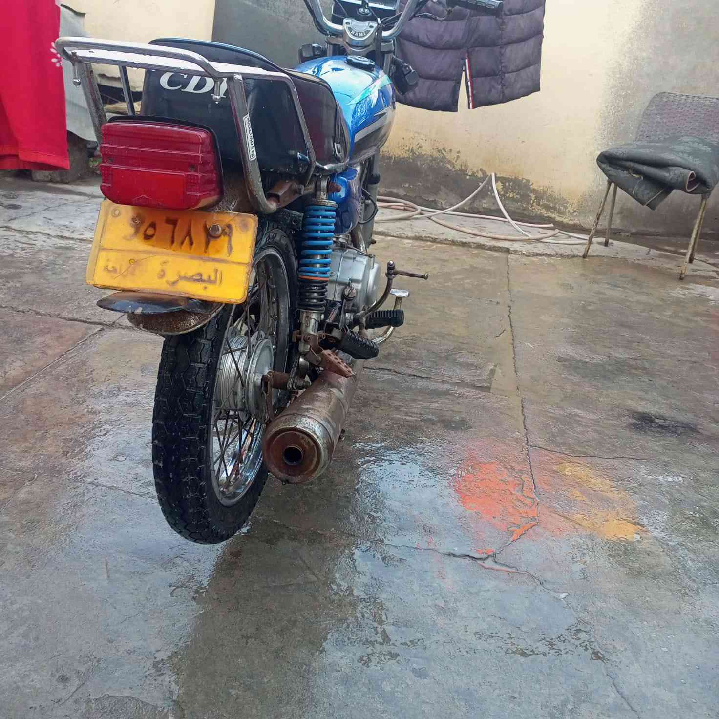 سلام عليكم دراجه رقم وسنويه نامه متياز  راعيه موجود يمته ماتريد تحول يحولك موديل 14 منتهيه بل 21. سعر مليون وبيه مجال للشراي
العنوان:بصره شط العرب الريان 
رقم الهاتف:***********
