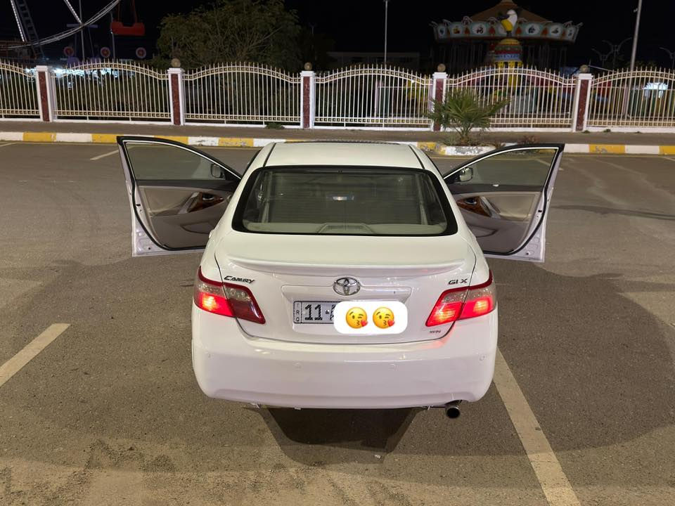 كامري 2008 مكفولة من الصبغ وارد خليجي GLX كير ومحرك ع الفحص تراي حلو نعومة بالمشي رقم انكليزي تحويل ثاني يوم السعر 120 ورقة وبي مجال شي قليل / الفلوجة ***********
