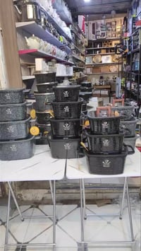 قدر جرانيت • قاعدة ليزري • ٢٤سم ٢٨سم ٣٢سم