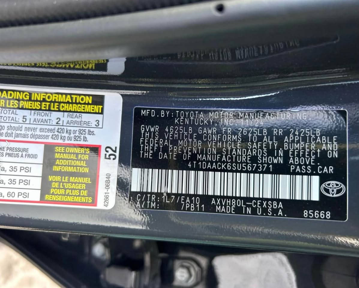 سیارە رەقم سلمانیە

تکایە ئەر مشتەری نی مەسج مەکە *********** 

اللون :  سمنتی
عداد المسافة : ٤ مایل  
حجم المحرك : 2.5L (4.سلندر) هايبرد

ملاحطة السيارة : بدون تعدیل ، بدون تبدیل . بدون حادث سیارە کلین 
المواصفات : 𝐒𝐄.𝐁𝐋𝐀𝐂𝐊 رانية, السليمانية
