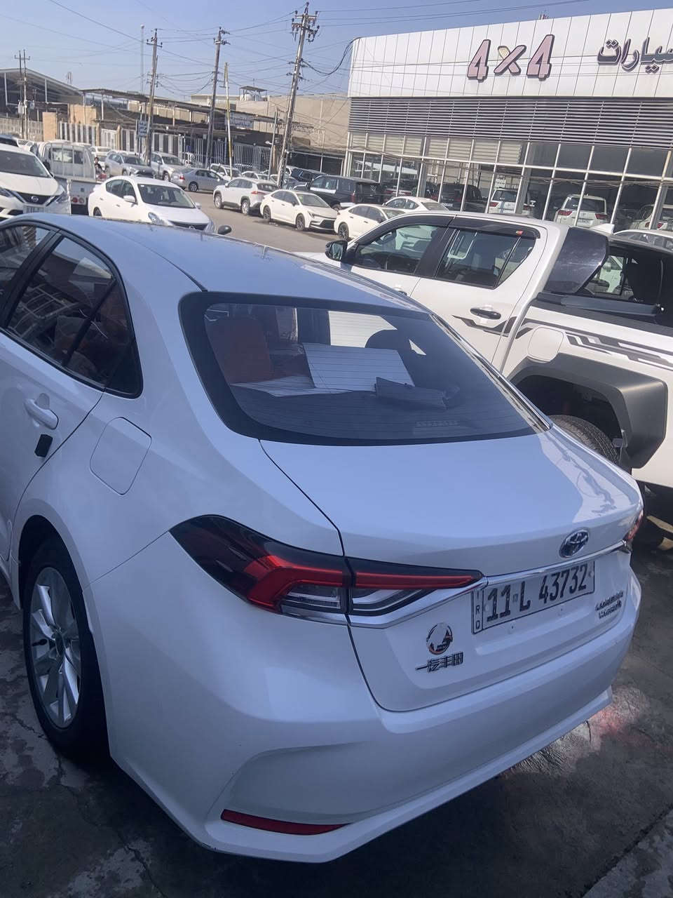 السلام عليكم
كورلا هايبرد 2024 

سياره جديد 

كفاله من البارد وصبغ وتبديل 

السعر 142$ وبيه مجال 

بغداد النهضه 

رقم ***********
