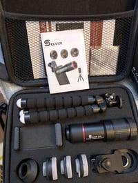 عدة عدسات موبايل • زووم 22X • جديدة بالكارتون