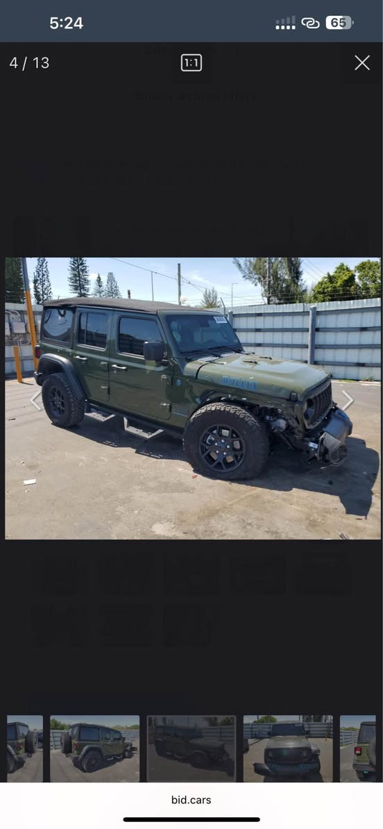 رجاء ما اكسر سوق و ما اكسر بحلال العالم عندي ضروف و محتاج الكل يعرف بالعراق كلها ماكو هيج سعر و اتحدى و صاحب كلامي يلي يجيب مثل حادث سيارتي و مثل نظافة سيارتي و مثل مواصفات هيج سعر راح ابيع سيارتي ١٠ اوراق جوا سعر سيارته🔥💣
صور الحادث موجود في المنشور و كاتب كامل تفاصيل😍
ضروف❌ضروف❌ضروف❌ضروف❌ضروف❌
سيارة بدون صبغ ابد فقط بارد حافة جملغ امامي فقط⚠️
JEEP WRANGLER 2024 WILLYS 4XE AWD✅
(شاشة كبيرة/كشنات تدفئة/دبل اكسن/فصل اكسل….)💯
اطلع اي نقص من سيارتي اطيح لك ورقتين بعد شتريد😴
سيارة بيها ٣ انضمة يعني (شحن و هايبرد و بنزين)☘️
سيارة وارد امريكي كل ارباكات سليمة ما عدا ستيرن👌🏻
باقي سيارة مكفولة كفالة عامة حتى من تايرات شرط 🙏
مكفولة من( كير/محرك/تبريد/كهربائيات/دبل اكسن..)🚘
سيارة رقم موقت تترقم محافظة شمالية حسب قناعة🥇

رجاء كل تفاصيل سيارة مذكورة لا تعبني و لا تعب روحك تريد نتعامل معاملة خابرني و ٢٤ ساعة بخدمتك تدلل🌹
سعر السيارة 278$ ورقه مجال للطيبين💐
 *********** سميل, دهوك

