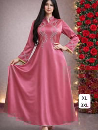 دراعة كويتي • قماش باربي شانيل • مقاسات L-3XL