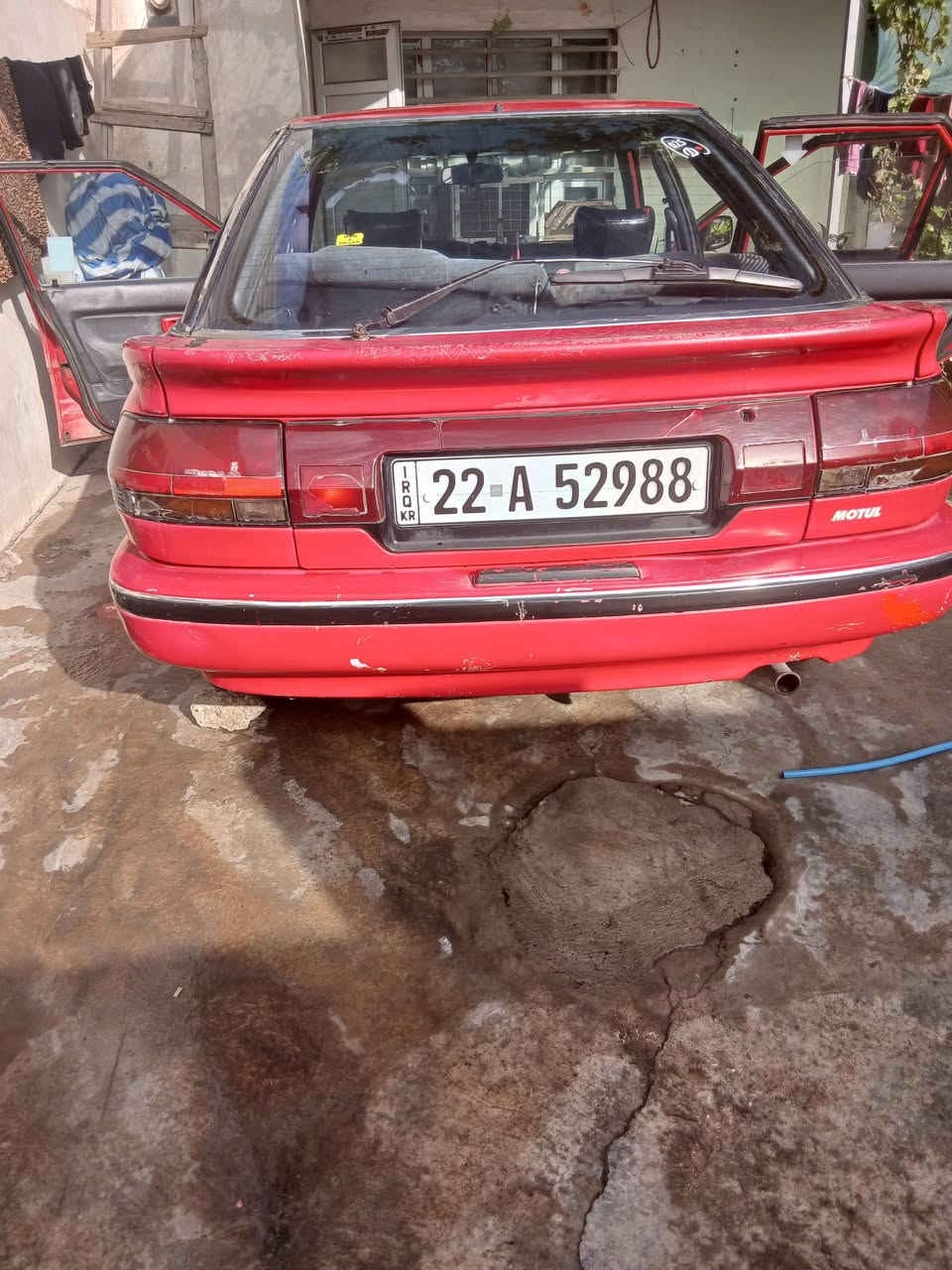 سيارةكورلا موديل ٩٢ رقم أربيل كير ومحرك بشرط تبريد تدفيه سنويه ٢٠٣٠يخلص رقم صاحب سيارة ***********
