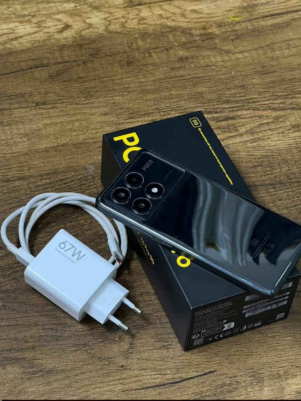 بوكو X6pro 5g
الجهاز نظيف كلش 
الذاكرة 512
الرام 24 
ملحقاته كاملة مال الشركة 
السعر 300 وبي مجال حك الجية


**إذا كنت صاحب هذا الإعلان وتريد حذفه لأي سبب، رجاءا أرسل رسالة إلى الدعم الفني**