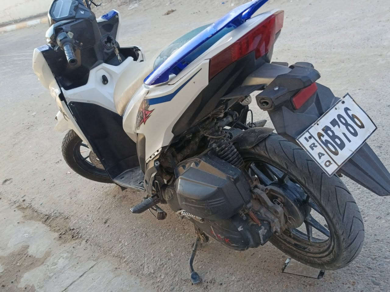 دراجه GTS ‏‪***********‬‏
موديل 2024
نضيفه بس كفرات شويه بيهن كسور
كلها شغاله 
نقص واير بريك 
سعرها ٢٧٥
مكاني فلوجه
