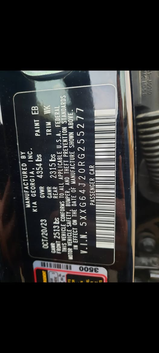 السلام عليكم k5 كي فايف وارد أمريكي جيتي لاين جديده كلش فول مواصفات عدا الفتحه دواخل احمر موديل 2024 حره رقم قادسيه مميز بسمي حادثها خلفي مبدل قبق جنطه فقط ايرباكات سليمه السعر ١٧٥   مكاني الديوانية قضاء عفك علما السياره ماشيه ١٥ الف السياره دخول جديد رقم الموبايل *********** رقم اسيا *********** الشاصي مرفق مع الصور
