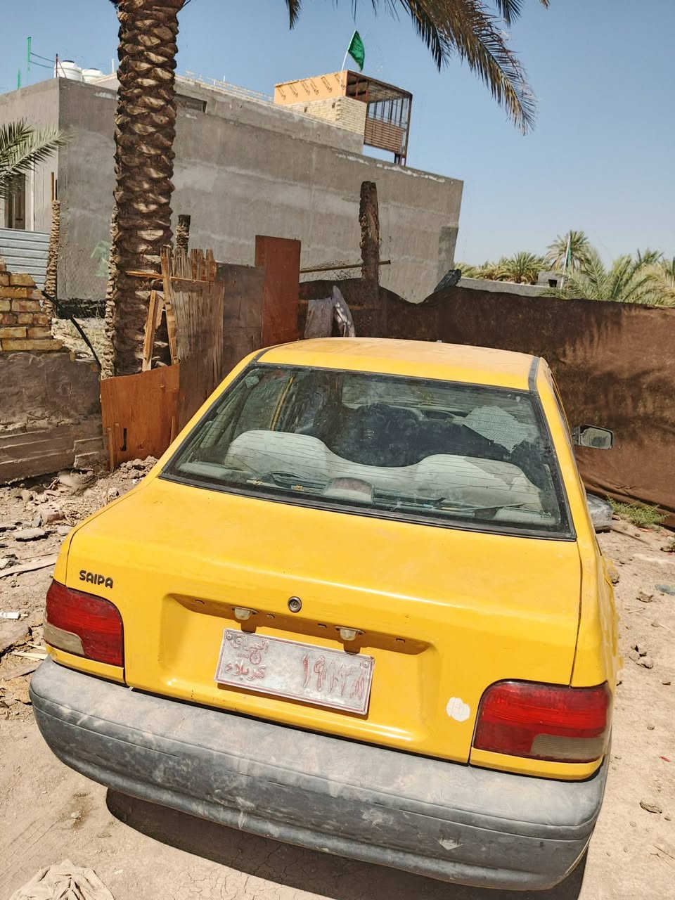 السلام عليكم سايبه صدامي محرك توني مجفته بس طلع بي صوت كام شفت مسحوك فقط لادخان وتنقيص كير حداديه تخم تاير باتري جدد سياره مال جناي كهربائيات كلها شغاله سعره مليون وبيه مجال كلش بسيط كربلاء طويريج ‏‪***********‬‏
