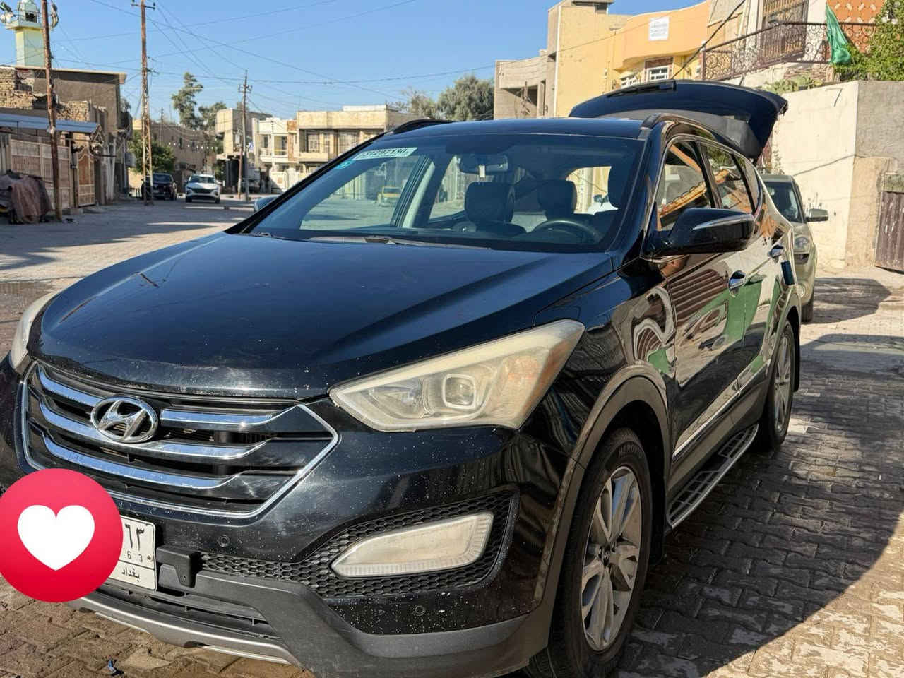 السلام عليكم للبيع سنتافية 2016 وارد أمريكي رقم بغداد بسمي تحويل مباشر فول ماعدة البني رامة سيارة جديدة بيهة قطعتين صبغ بدون دواخل ليبل واحد السيارة مكاني بغداد السعر 128 ورقة وبيهة مجال قليل ***********
