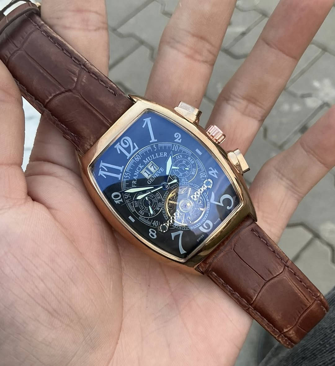 السلام عليكم ساعة فرانك مولر اوتماتيك
رقاص كشف
سناتر جانبية
نظافة ممتازة جدا
تاريخ شهري بيانو
قطر 43 42
سير الاصلي
85 الف


**إذا كنت صاحب هذا الإعلان وتريد حذفه لأي سبب، رجاءا أرسل رسالة إلى الدعم الفني**