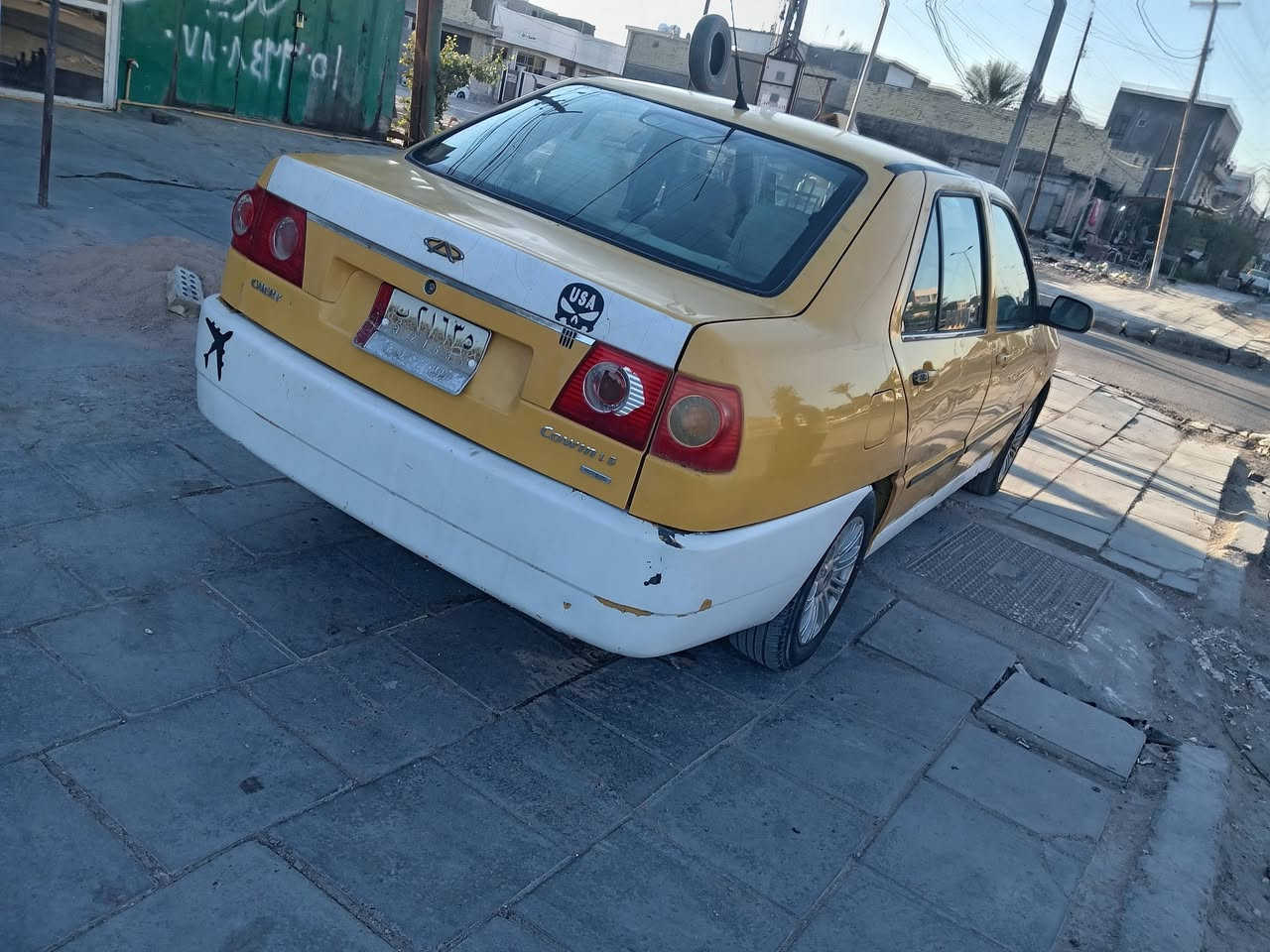 السلام عليكم البيع شيري كوين موديل ١٣ مكينه وكير بل جيس كورلا سياره موضح بل صوره كشرها بدون صبغ ولا ضربه سياره رعيها موجود تحويل شوكت ميعجبك جيراني سعر ٣٠ وبيها مجال مكان بغداد تقاطع درويش رقم*********** صدرها جديد تخم تايرات جداد سياره
