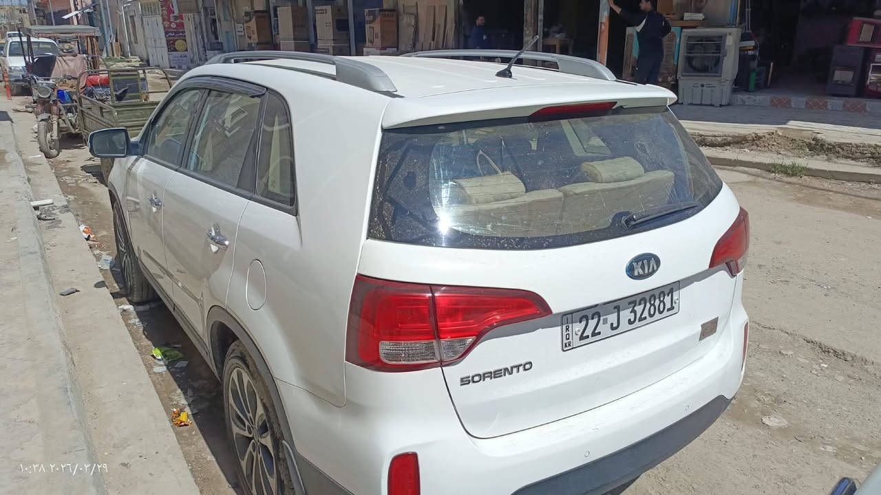 سورنتو 2015 للبيع سياره مكفوله كفاله عامه من كلشي رقم انكليزي شرط التحويل  ثاني يوم 
مكاني #الديوانية_قظاء_عفك 
الشراي يتصل عل رقم وبي خير ويدلل ‪***********‬‏
