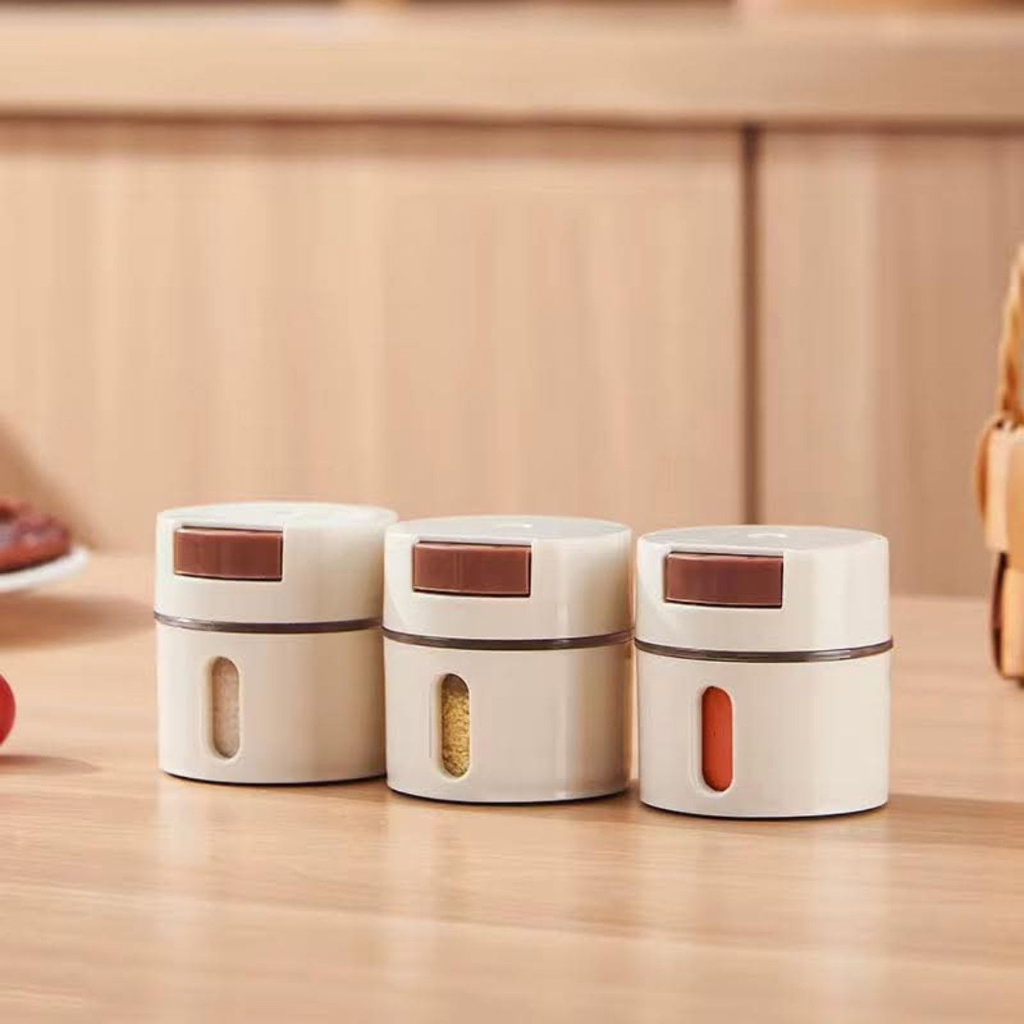 عروض خاص 🔥🔥

علب توابل مغناطيسية جداريّة مع قاعدة تثبيت – Wall Mounted Magnetic Seasoning Box

• علب توابل مغناطيسية تُثبت على الجدار لتنظيم التوابل بشكل عملي ومرتب داخل المطبخ.

• نظام ضغط علوي (Press & Press) لسهولة إخراج الملح أو التوابل.

• تصميم مغناطيسي قوي مع تخزين موفّر للمساحة.

• يتم تثبيت العلبة مباشرة على اللوح/القاعدة المغناطيسية ويمكن تحريكها بحرية.

• نافذة شفافة لعرض المحتوى بوضوح (Visualizer body).

• محكمة الإغلاق وغير سهلة التأثر بالرطوبة أو تكتل التوابل.

• مصنوعة من مواد آمنة غذائياً (Food grade safety).

• طريقة التثبيت: تثبيت جداري مع لوح مغناطيسي
• آلية الاستخدام: ضغط علوي لإخراج التوابل
• الخامة: مواد آمنة غذائياً
• خاصية العرض: جسم شفاف لعرض الكمية
• نظام التخزين: مغناطيسي موفّر للمساحة

محتويات العلبة:
• علب توابل مغناطيسية (عدد 4 )
• قاعدة/لوح تثبيت جداري مغناطيسي

سعر المنتج: 10,000 الاف فقط
التوصيل: 5,000 لجميع محافظات العراق


**إذا كنت صاحب هذا الإعلان وتريد حذفه لأي سبب، رجاءا أرسل رسالة إلى الدعم الفني**