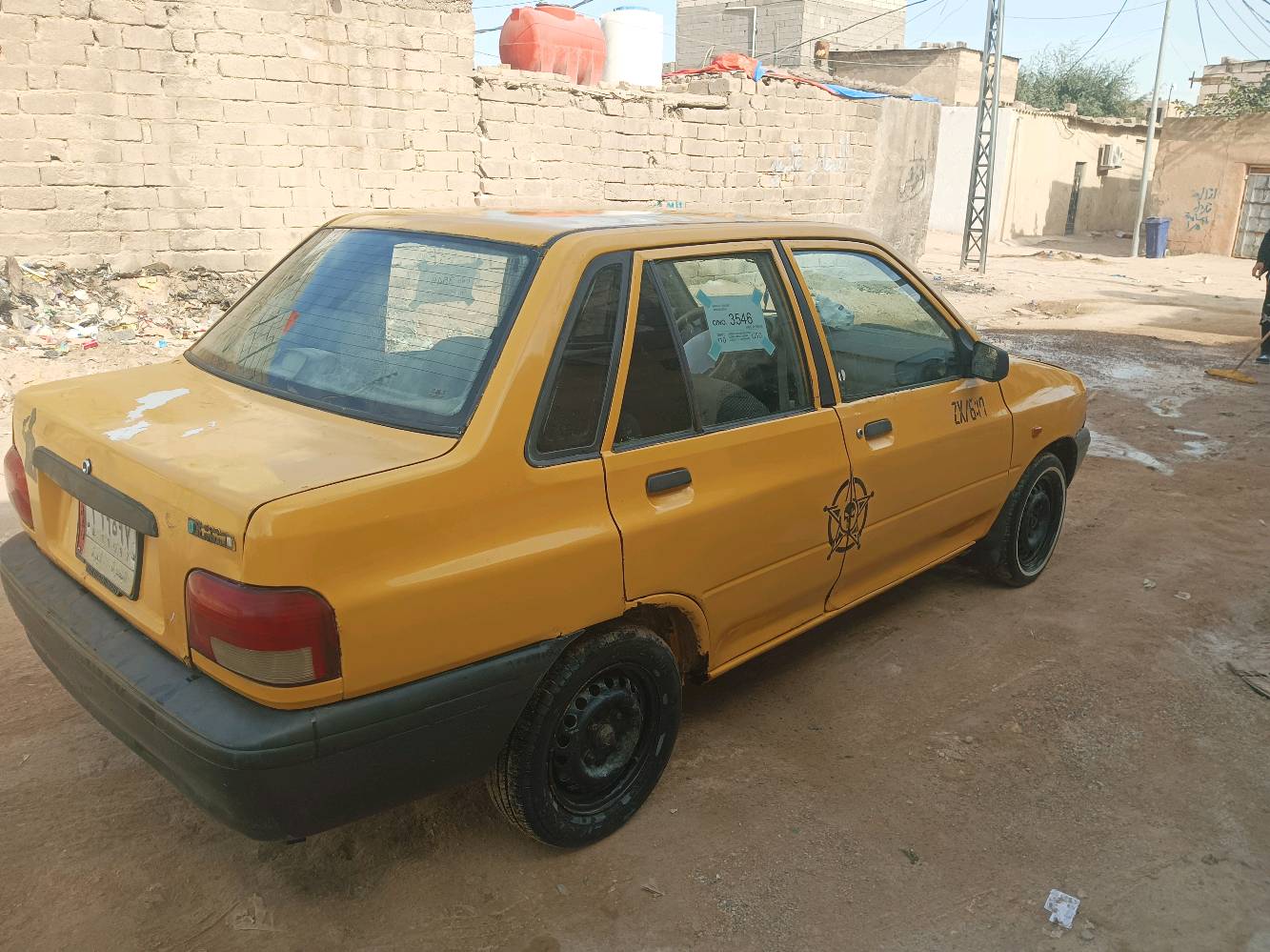 السلام عليكم سياره سايبه اصفرلك هيه وغرامات وتحويل سنويه تاخذ صافي وكامله 